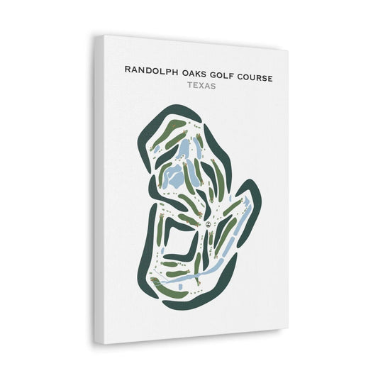 Randolph Oaks Golf Course, Texas - Printed Golf Courses