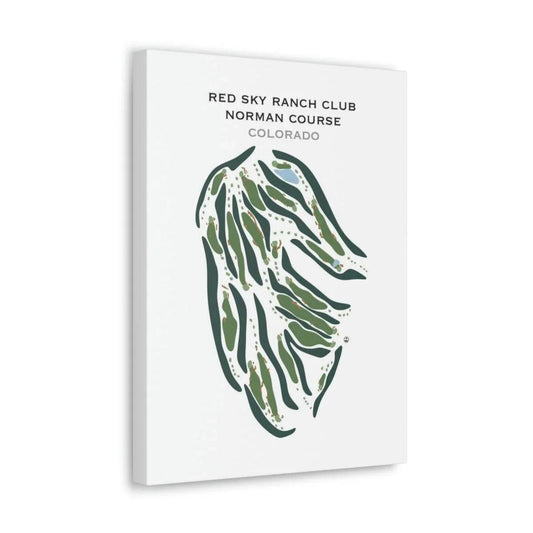 Red Sky Ranch Club Norman Course, Colorado - Printed Golf Courses