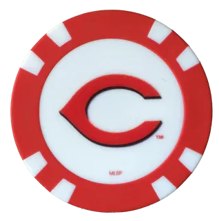 Officially Licensed Cincinnati Reds Poker Chip Ball Marker Short Description: - GOLF LEAGUE