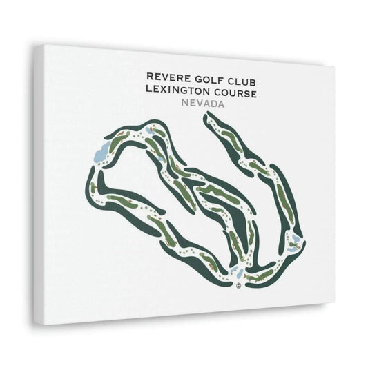 Revere Golf Club Lexington Course, Nevada - Printed Golf Courses