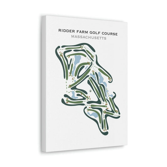 Ridder Farm Golf Course, Massachusetts - Printed Golf Courses
