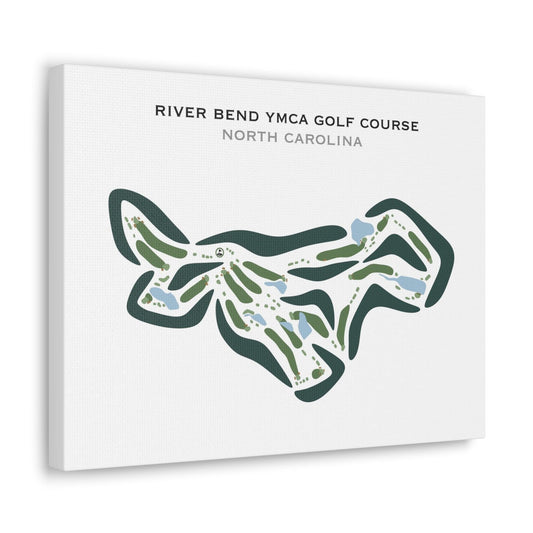 River Bend YMCA Golf Course, North Carolina - Printed Golf Courses