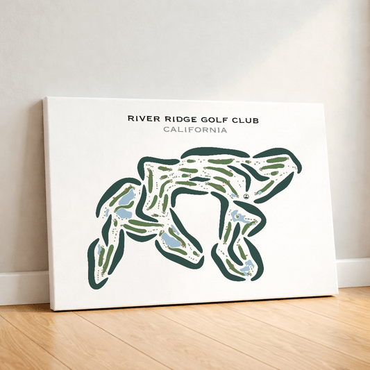 River Ridge Golf Club, California - Printed Golf Courses