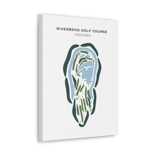 Riverbend Golf Course, Indiana - Printed Golf Courses