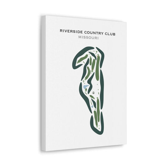 Riverside Country Club, Missouri - Printed Golf Courses