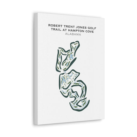 Robert Trent Jones Golf Trail At Hampton Cove, Alabama - Printed Golf Course