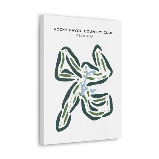 Rocky Bayou Country Club, Florida - Printed Golf Courses