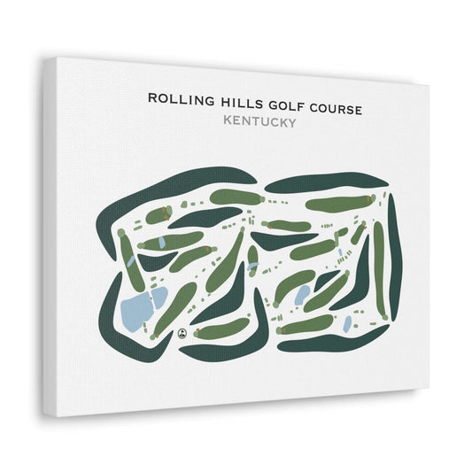Rolling Hills Golf Course, Kentucky - Printed Golf Courses