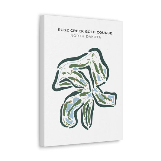 Rose Creek Golf Course, North Dakota - Printed Golf Courses