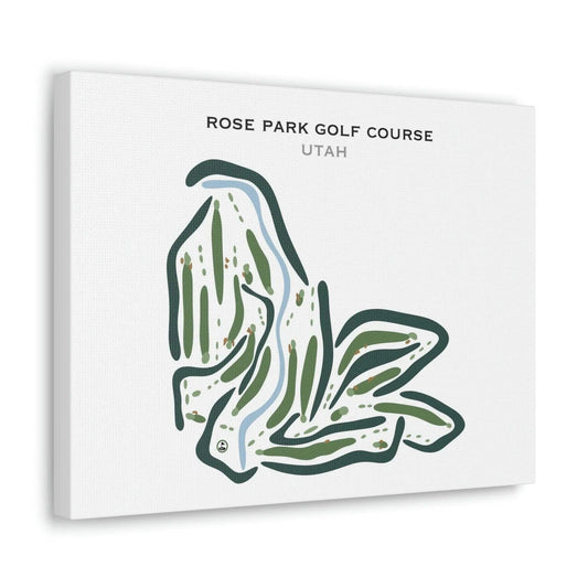 Rose Park Golf Course, Salt Lake City Utah - Printed Golf Courses