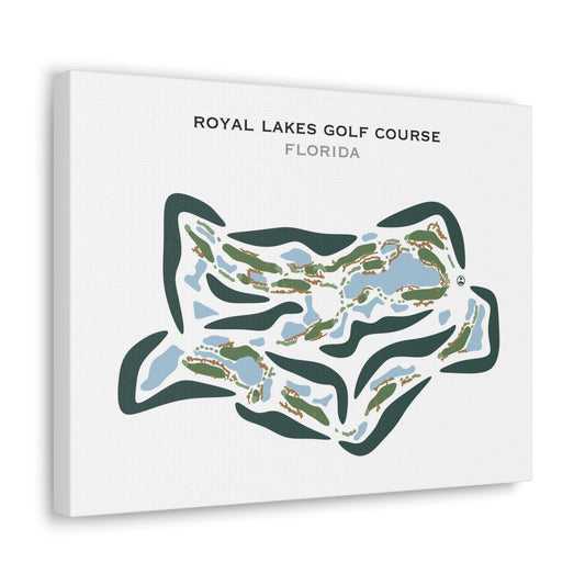 Royal Lakes Golf Course, Florida - Printed Golf Courses