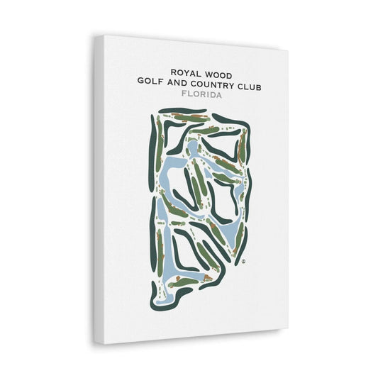 Royal Wood Golf & Country Club, Florida - Printed Golf Course