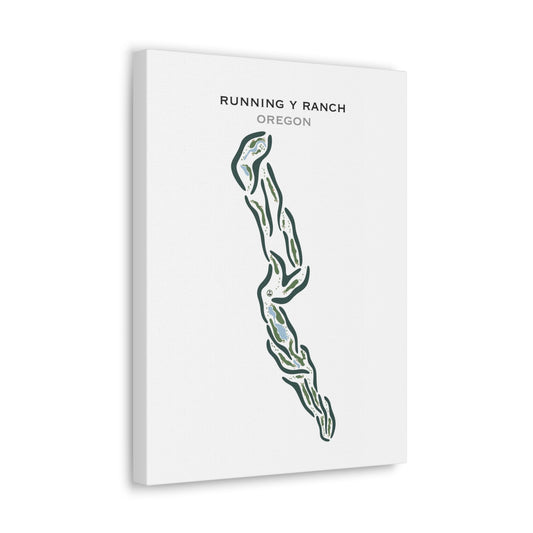 Running Y Ranch, Oregon - Printed Golf Courses