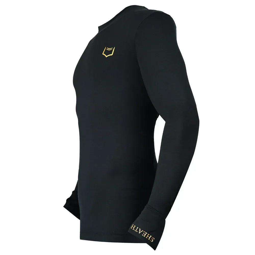 SHEATH_BASELAYER_TOP_LEFT_SIDE_BLACK - GOLF LEAGUE