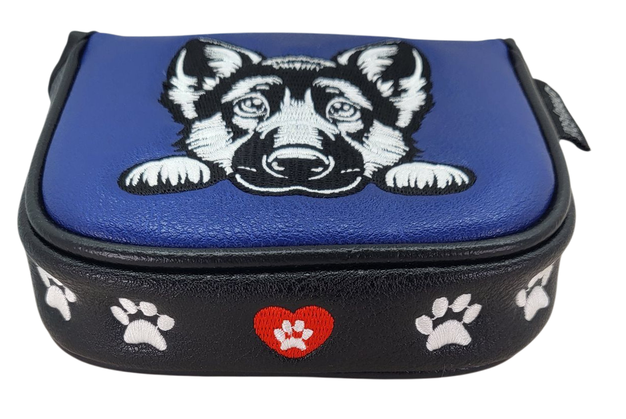 German Shepherd Embroidered Putter Cover by ReadyGOLF - Mallet