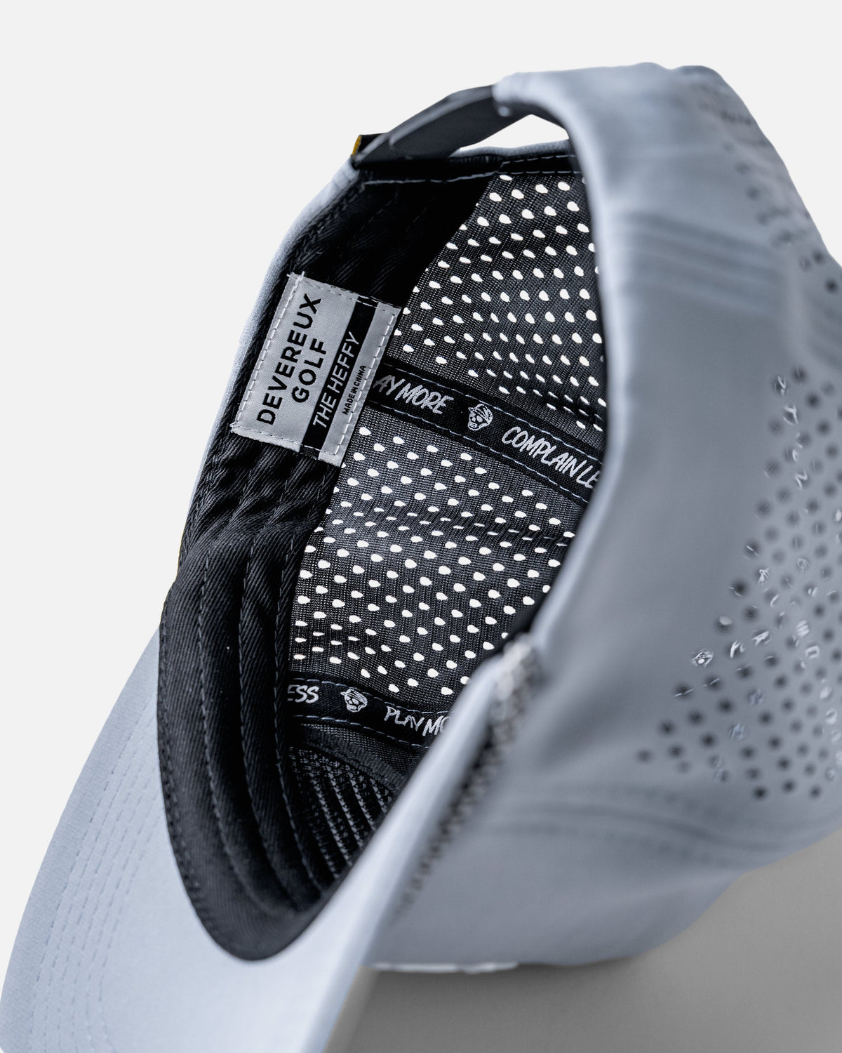 Skull Caddie Performance Rope Hat - Light Grey
