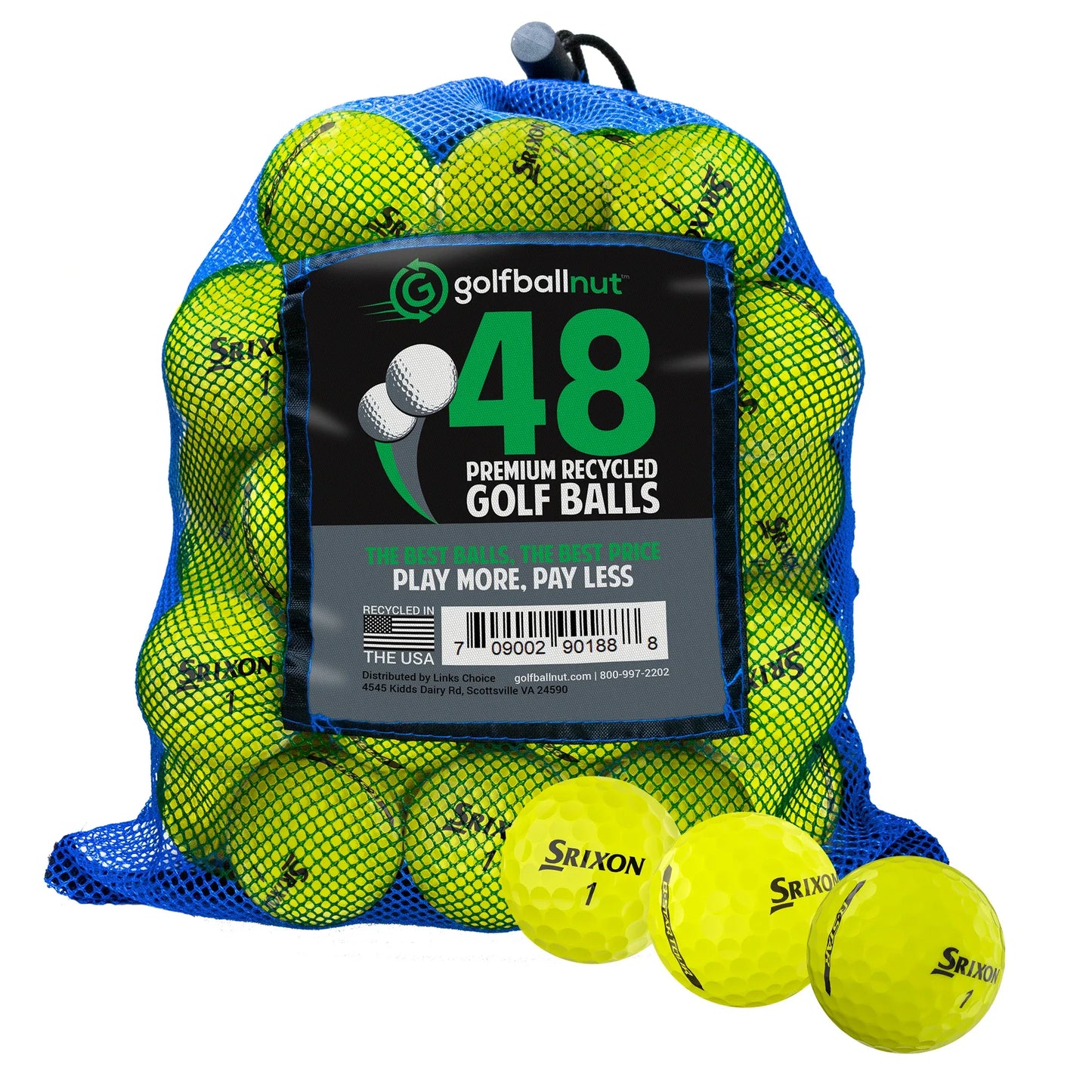 Used Srixon Q Star Mix Golf Balls - Bulk Mesh Bags - GOLF LEAGUE