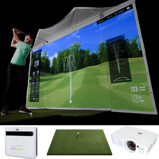 SkyTrak+ Retractable Golf Simulator - GOLF LEAGUE