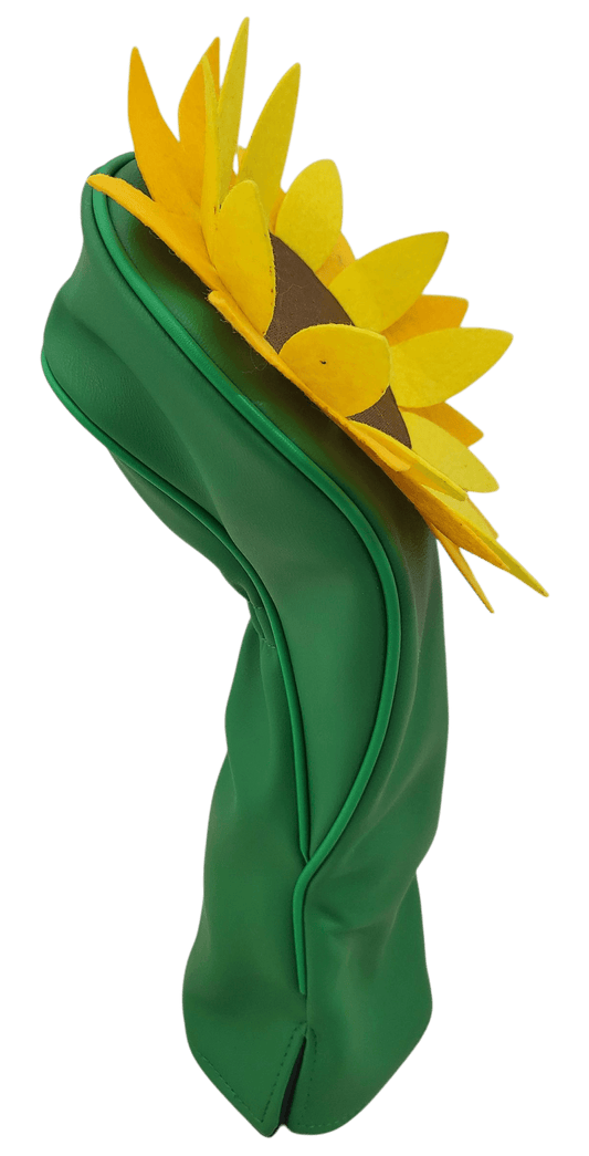 Golden Sunflower Embroidered Driver Headcover by ReadyGOLF