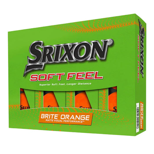 SOFT FEEL BRITE Golf Balls Orange - GOLF LEAGUE