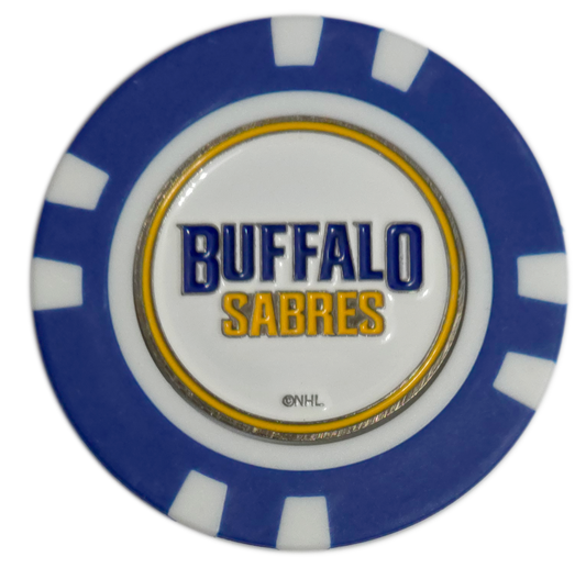 Officially Licensed Buffalo Sabres Poker Chip Ball Marker