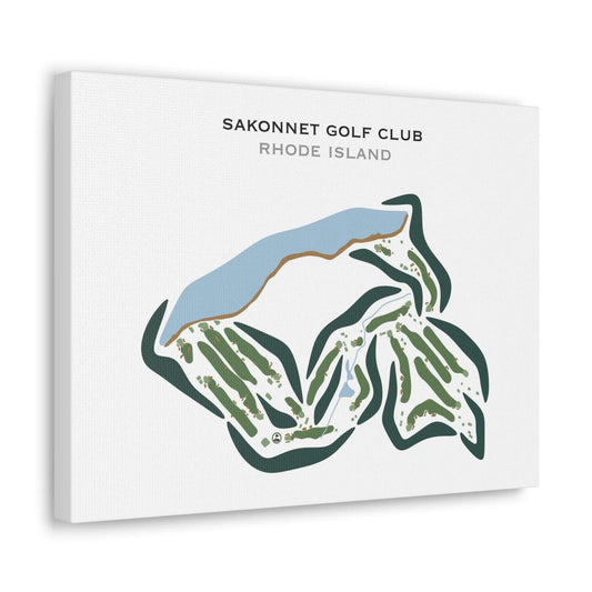 Sakonnet Golf Club, Rhode Island - Printed Golf Course