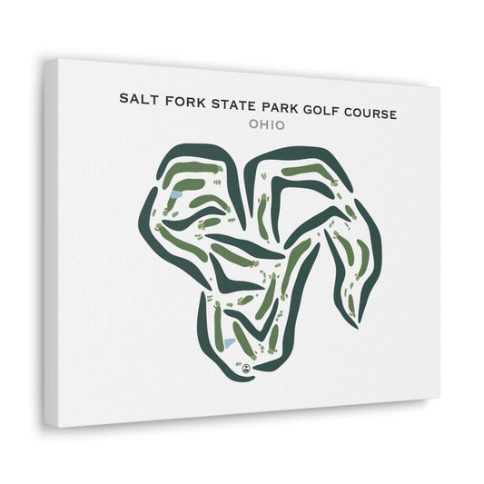 Salt Fork State Park Golf Course, Ohio - Printed Golf Courses