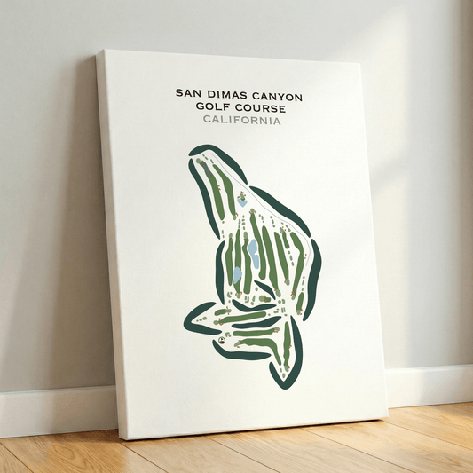 San Dimas Canyon Golf Course, California - Printed Golf Courses