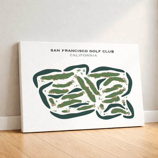 San Francisco Golf Club, California - Printed Golf Courses