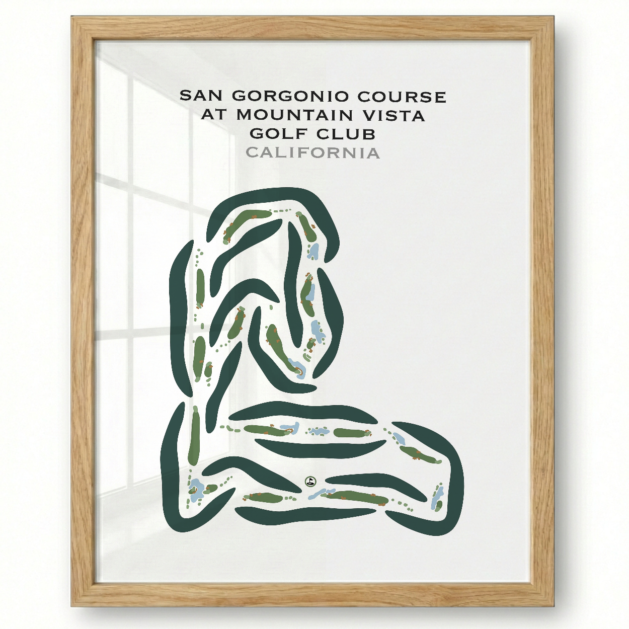 San Gorgonio Course at Mountain Vista Golf Club, California - Printed Golf Courses