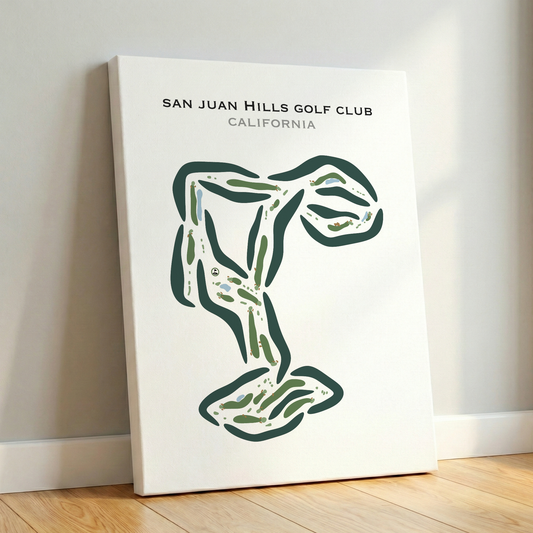 San Juan Hills Golf Club, California - Printed Golf Courses