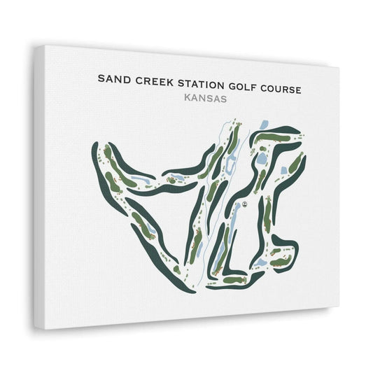 Sand Creek Station Golf Course, Kansas - Printed Golf Course