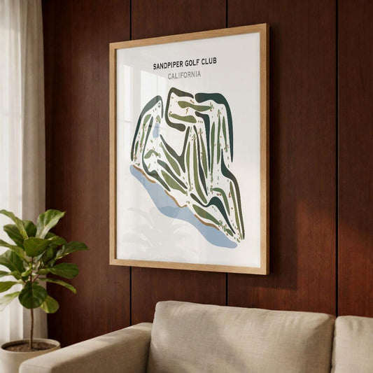 Sandpiper Golf Club, California - Printed Golf Courses