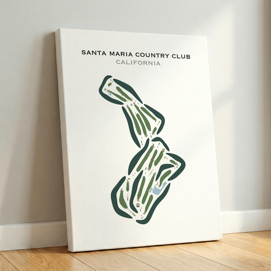 Santa Maria Country Club, California - Printed Golf Courses
