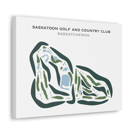 Saskatoon Golf and Country Club, Saskatchewan - Printed Golf Courses