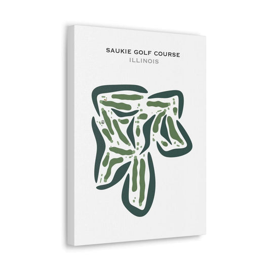 Saukie Golf Course, Illinois - Printed Golf Courses