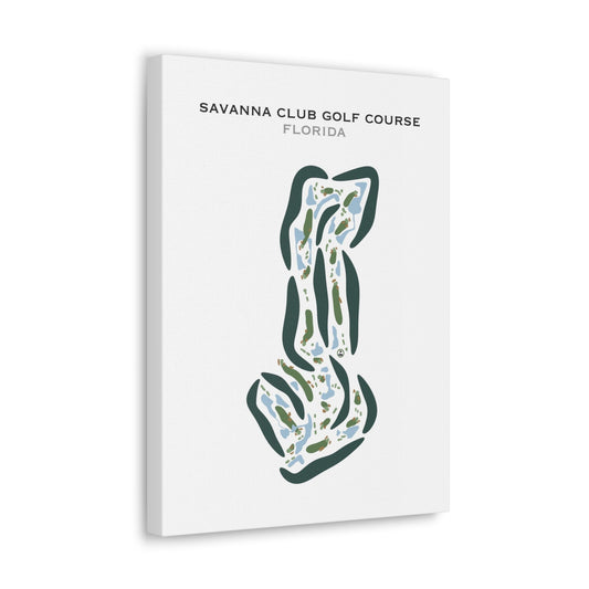 Savanna Club Golf Course, Florida - Printed Golf Courses
