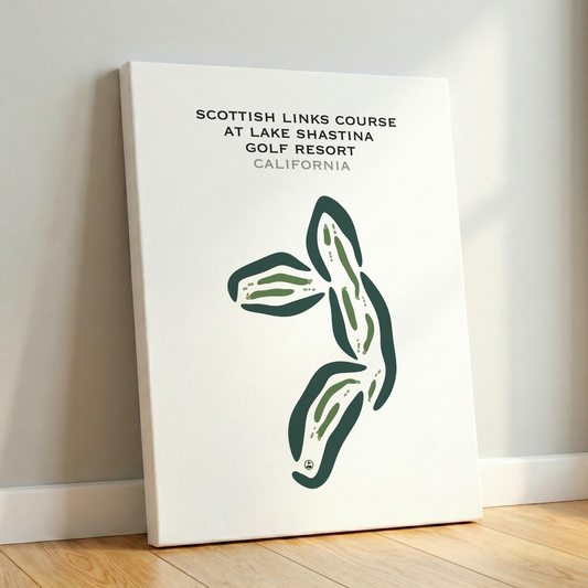 Scottish Links at Lake Shastina Golf Resort, California - Printed Golf Courses