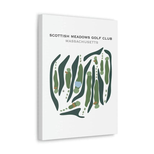 Scottish Meadows Golf Club, Massachusetts - Printed Golf Courses