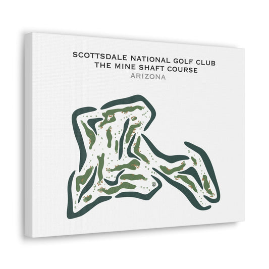 Scottsdale National Golf Club - The Mine Shaft Course, Arizona - Printed Golf Courses