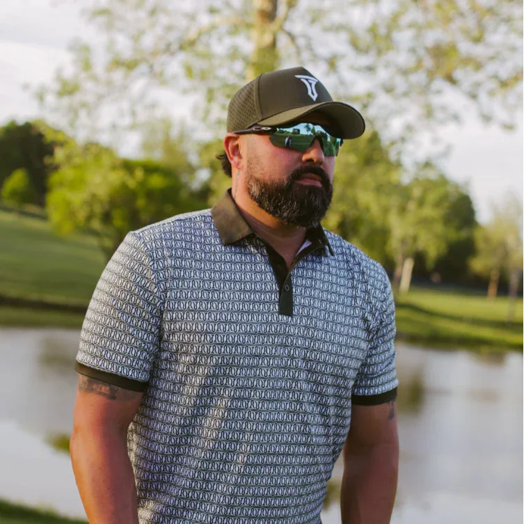 Iconic T 5 Panel Snapback Hat - Green - GOLF LEAGUE