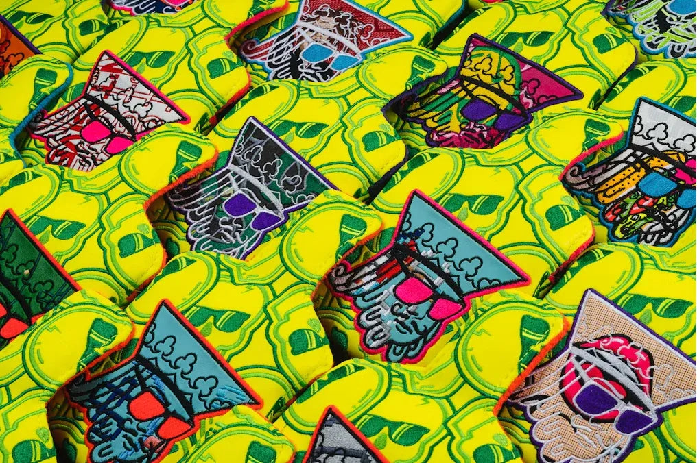 Swag Golf - Recycled King Green/Pink/Blue Mallet Putter Headcover - GOLF LEAGUE