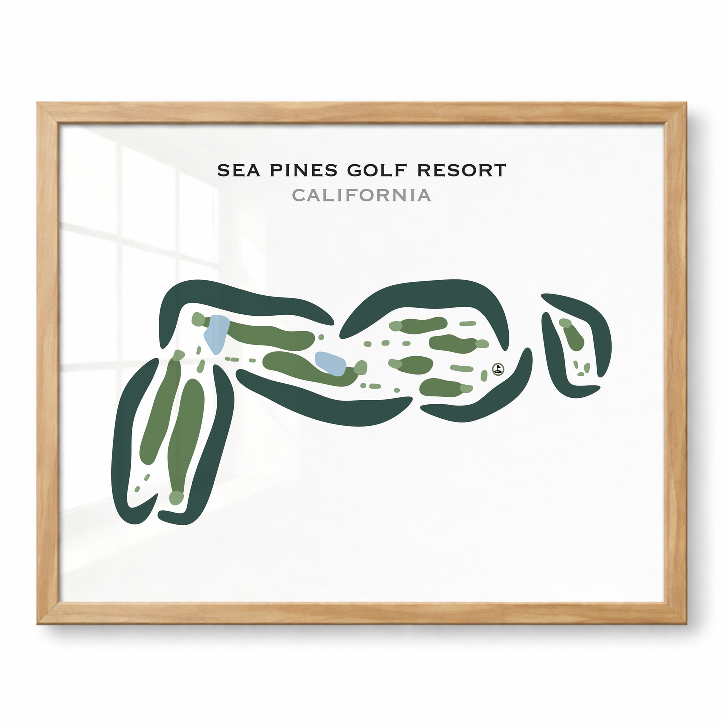 Sea Pines Golf Resort, California - Printed Golf Courses