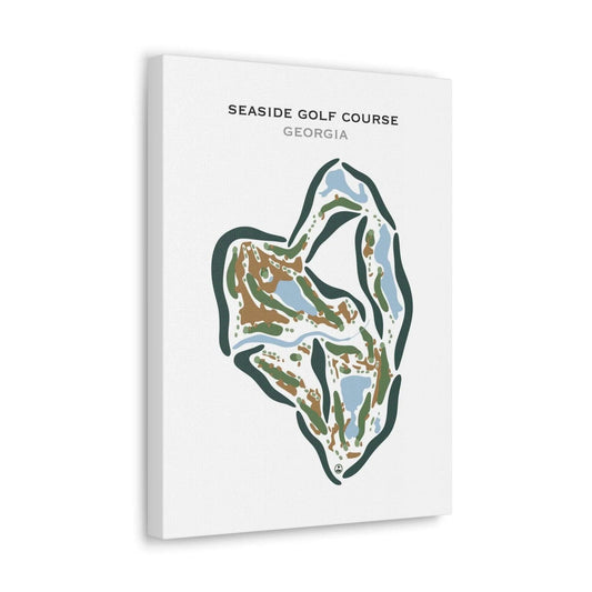 Seaside Golf Course, Georgia - Printed Golf Courses