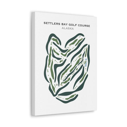 Settlers Bay Golf Courses, Alaska - Printed Golf Courses