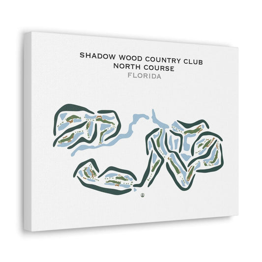 Shadow Wood Country Club, North Course, Florida - Printed Golf Courses