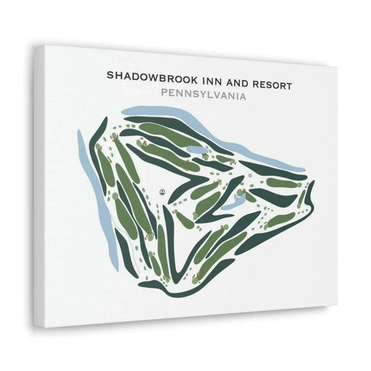Shadowbrook Inn and Resort, Pennsylvania - Printed Golf Courses
