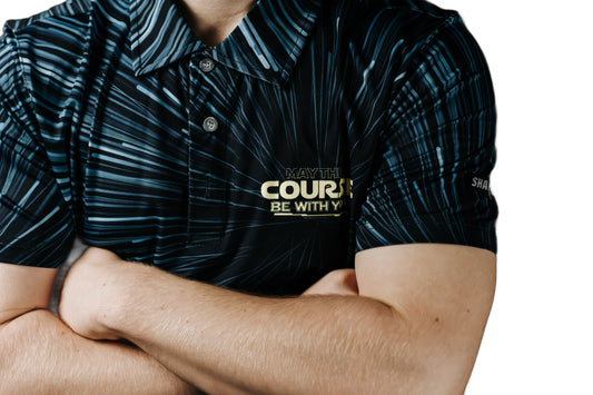 Light speed May The Course Be With You Polo