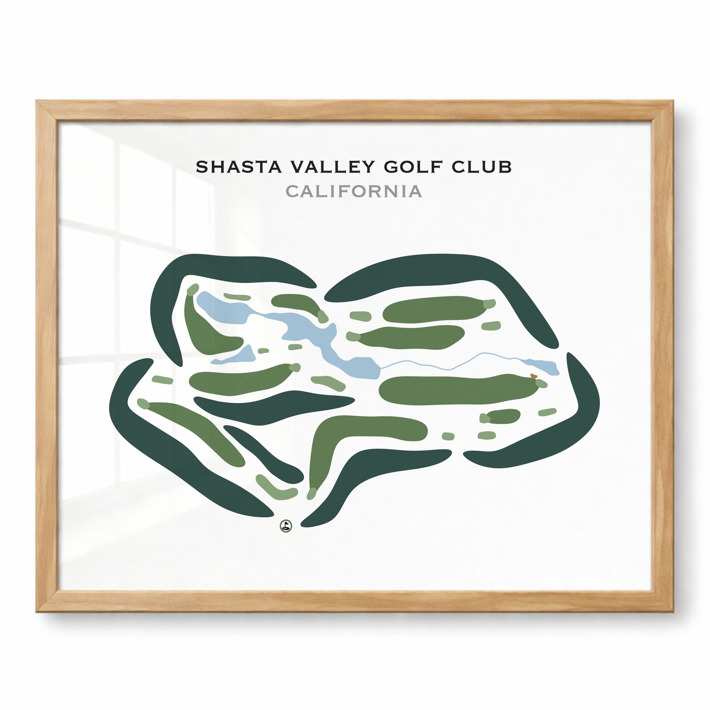 Shasta Valley Golf Club, California - Printed Golf Courses