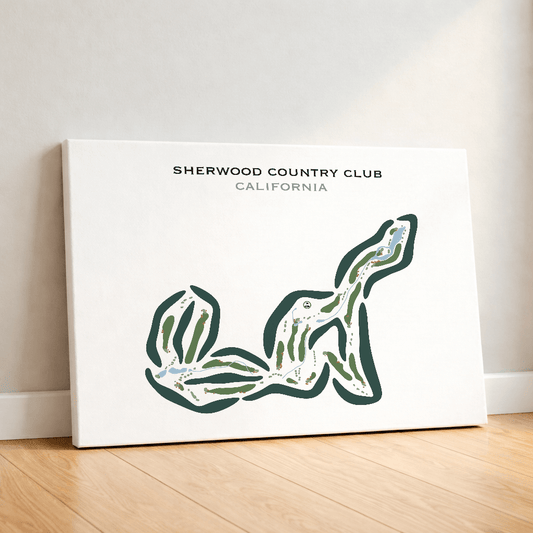 Sherwood Country Club, California - Printed Golf Courses
